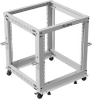 Lanberg 19" Szabadon Álló Nyitott Rack Állvány 12U 600x600 - 1100mm - Szürke