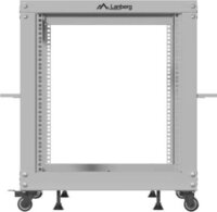 Lanberg 19" Szabadon Álló Nyitott Rack Állvány 12U 600x600 - 1100mm - Szürke