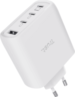 Trust 26068 Maxo USB-A / 3x USB-C GaN Hálózati Gyorstöltő Adapter 65W + USB-C Kábel 2m - Fehér