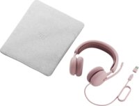 Logitech Zone Wired 2 Vezetékes Fejhallgató Headset - Rózsaszín