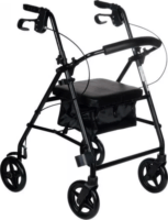 REHA FUND RF-610 4 Kerekű rollátor Max 136kg - Fekete
