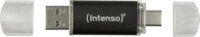 Intenso Twist Line USB-A/C 3.2 16GB Pendrive - Fekete