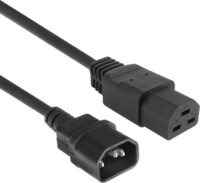 ACT AK5370 250V C14 - C21 IEC Hálózati Tápkábel 1m - Fekete