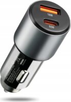 EverActive CC-60Q USB-C (PD) + USB-A QC3.0 Autós Gyorstöltő 83W - Fekete