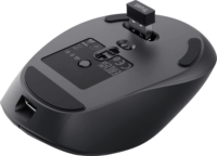Trust 25991 Zevo Többeszközös Újratölthető Bluetooth + RF Wireless Egér - Fekete