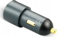 EverActive CC-40Q USB-C (PD) + 2x USB-A QC3.0 Autós Gyorstöltő 60W - Fekete