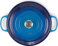 Le Creuset Gourmet Casserole Öntöttvas Sütőedény Ø 30cm 3,2L - Azúrkék