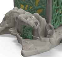 Schleich 42809 Eldrador Creatures Dzsungel Stronghold Játékfigura
