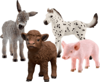 Schleich 42740 Farm World Farm babák játékfigura szett