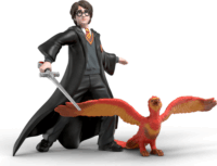 Schleich 14994 Wizarding World Harry Potter és Fawkes karddal játékfigura