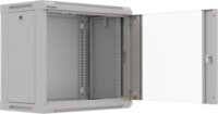Lanberg 19" Fali Rack Szekrény 9U 540x350mm - Szürke