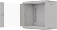 Lanberg 19" Fali Rack Szekrény 9U 540x350mm - Szürke