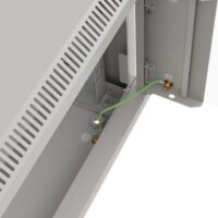 Lanberg 19" Fali Rack Szekrény 9U 540x350mm - Szürke