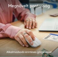 Logitech Mobi Fold Bluetooth + RF Wireless Összecsukható Egér - Fehér