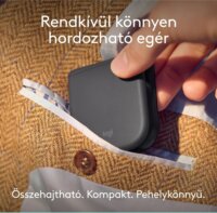 Logitech Mobi Fold Bluetooth + RF Wireless Összecsukható Egér - Grafitszürke