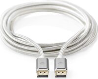 Nedis CCTB37014AL20 DisplayPort 1.4 - DisplayPort 1.4 8K 60Hz Kábel 2m - Fehér