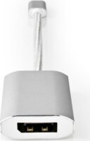 Nedis CCTB64480AL02 USB-C apa/anya - DisplayPort anya Adapter 0.2m - Fehér