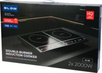 BLOW 44046 Hordozható 2 zónás Indukciós főzőlap 4000W - Fekete