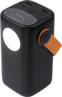RivaCase VA1085 Powerbank 40000mAh 65W + USB-C Kábel - Fekete