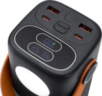 RivaCase VA1085 Powerbank 40000mAh 65W + USB-C Kábel - Fekete