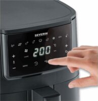 Severin FR2461 AirFryer Forrólevegős sütő 4L 1200 Watt - Fekete