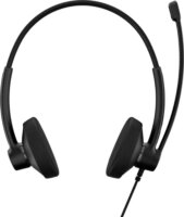EPOS IMPACT 100 UC Stereo USB-C/A Vezetékes Call Center Headset - Fekete