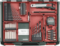 Metabo BS 602207710 Akkus fúró-csavarozó + 2x 18V Akku + Koffer + 74 db-os tartozékkészlet