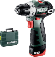 Metabo PowerMaxx BS BL Akkus fúró-csavarozó + 2x 12V Akku + Koffer