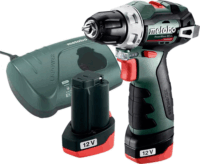 Metabo PowerMaxx BS BL Akkus fúró-csavarozó + 2x 12V Akku + Koffer