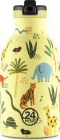 24Bottles 001823 Jungle Friends Rozsdamentes acél Gyerek termosz kulacs 330ml - Mintás