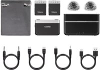 Ulanzi AM18 U-mic Kétcsatornás Csiptetős RF Wireless Mikrofon Szett - Fekete