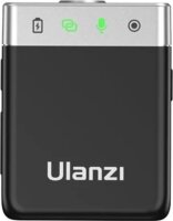Ulanzi AM18 U-mic Kétcsatornás Csiptetős RF Wireless Mikrofon Szett - Fekete