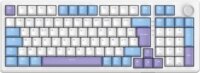 The G-Lab Keyz Elite 400 WB Tri-Mode Wireless Mechanikus Gamer RGB Billentyűzet US - Fehér/Kék/Lila