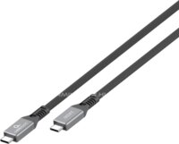 Gembird CCBP-USB4-CMCM240-0.3M Prémium USB Type-C apa - USB Type-C apa 4.0 Adat és töltőkábel 0.3m - Fekete