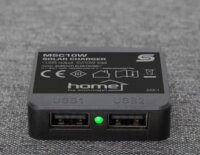 Home by Somogyi MSC10W Hordozható Napelemes USB Töltő 10W - Fekete