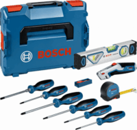 Bosch Profi-Set GSR 18V-65 Akkus fúró-csavarozó + 2x 18V Akku + Koffer + 19 db kézi szerszámkészlet