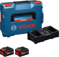 Bosch Starter-Set 2x EXBA18V-80 Akku 8Ah + EXAL18V2-320 18V Dual Akkumulátor töltő + Koffer
