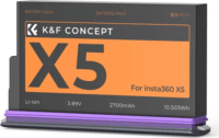 K&F KF-28-0128 Concept DJI Insta 360 X5 2700mAh Akkumulátor