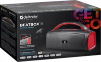 Defender Beatbox 18 Hordozható Bluetooth Hangszóró 20W - Fekete/Piros