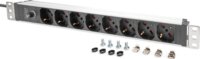 Digitus DN-95410-IT 19" Rack 8 aljzatos Olasz szabványú Hálozati Elosztó 2m - Fekete/Szürke