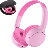 Belkin SoundForm Mini 2 Wireless Bluetooth Gyerek Fejhallgató - Rózsaszín