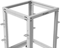 Lanberg 19" Szabadon Álló Nyitott Rack Állvány 15U 600x600 - 1100mm - Szürke