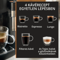 Krups EA4008E0 Automata Kávéfőző 1450 Watt - Fekete