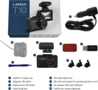 LAMAX T10 4K WiFi Autós Menetrögzítő kamera - Fekete