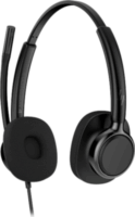 HP Poly Mission 425 Sztereo USB Fejhallgató Headset - Fekete