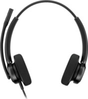 HP Poly Mission 425 Sztereo USB Fejhallgató Headset - Fekete