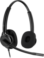 HP Poly Mission 425 Sztereo USB Fejhallgató Headset - Fekete