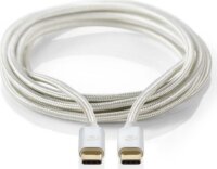Nedis CCTB64700AL10 USB-C apa - USB-C apa 3.2 Gen 1 Adat és Töltőkábel 60W 1m - Fehér