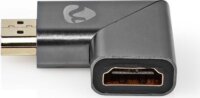 Nedis CVTB34904GY HDMI Apa - HDMI Anya Derékszögű Átalakító Adapter - Fekete