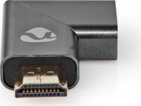 Nedis CVTB34904GY HDMI Apa - HDMI Anya Derékszögű Átalakító Adapter - Fekete